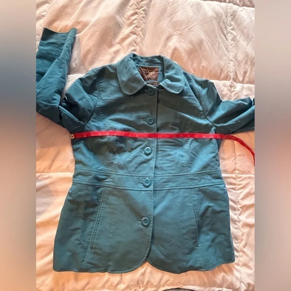 L.L. Bean Heavy cotton Woman's Cumberland Coat Size M Belted lined NWT - Picture 2 of 13